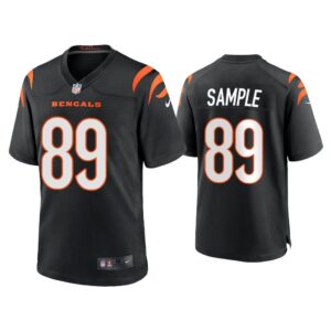 2021 Drew Sample Cincinnati Bengals Black Game Jersey