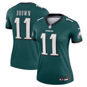 A.J. Brown Philadelphia Eagles Women's Legend Jersey - Midnight Green