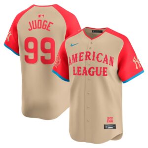 Aaron Judge American League 2024 MLB All-Star Game Limited Player Jersey - Cream