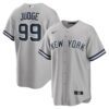 Aaron Judge New York Yankees Road Replica Player Jersey- Gray