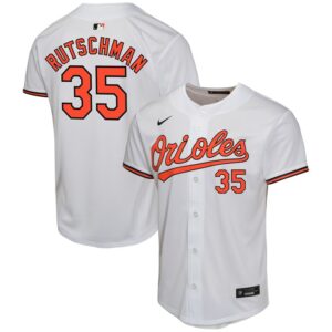 Adley Rutschman Baltimore Orioles Youth Home Game Player Jersey - White