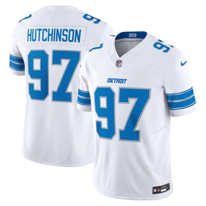 Aidan Hutchinson Detroit Lions Vapor F.U.S.E. Limited Jersey - White