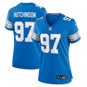 Aidan Hutchinson Detroit Lions Women's Game Jersey - Blue