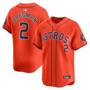 Alex Bregman Houston Astros Alternate Limited Player Jersey - Orange