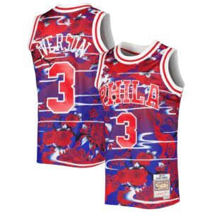 Allen Iverson Philadelphia 76ers 1996/97 Hardwood Classics Lunar New Year Swingman Jersey - Red