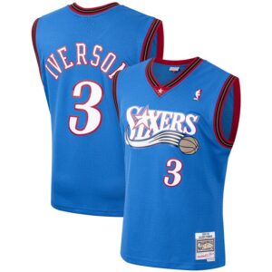 Allen Iverson Philadelphia 76ers 1999/2000 Hardwood Classics Swingman Jersey - Royal