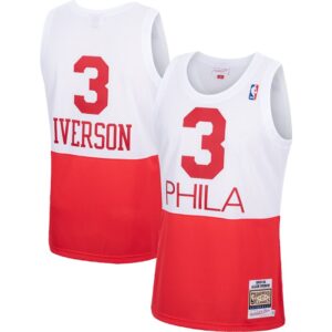 Allen Iverson Philadelphia 76ers 2003/04 Hardwood Classics Jersey - White