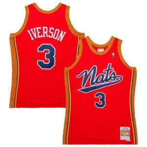 Allen Iverson Philadelphia 76ers 2004/05 Hardwood Classics Swingman Jersey - Red