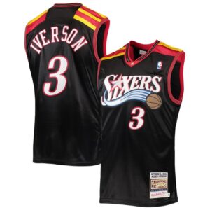 Allen Iverson Philadelphia 76ers 2006 Hardwood Classics Jersey - Black