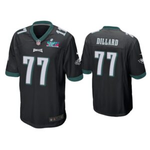 Andre Dillard Philadelphia Eagles Super Bowl LVII Black Game Jersey