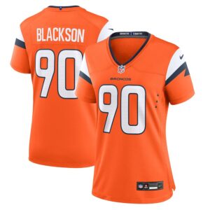 Angelo Blackson Denver Broncos Women's Game Jersey - Orange