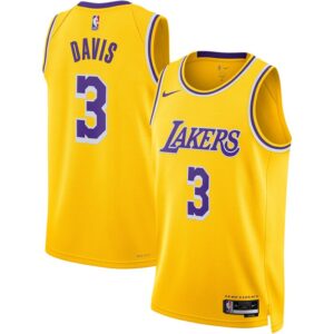 Anthony Davis Los Angeles Lakers Unisex Swingman Jersey - Icon Edition - Gold