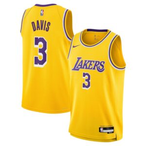 Anthony Davis Los Angeles Lakers Youth Swingman Jersey - Icon Edition - Gold