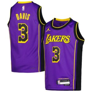 Anthony Davis Los Angeles Lakers Youth Swingman Jersey - Statement Edition - Purple