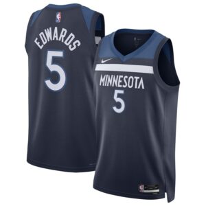 Anthony Edwards Minnesota Timberwolves Unisex Swingman Jersey - Icon Edition - Navy