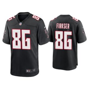 Anthony Firkser Atlanta Falcons Black Throwback Game Jersey