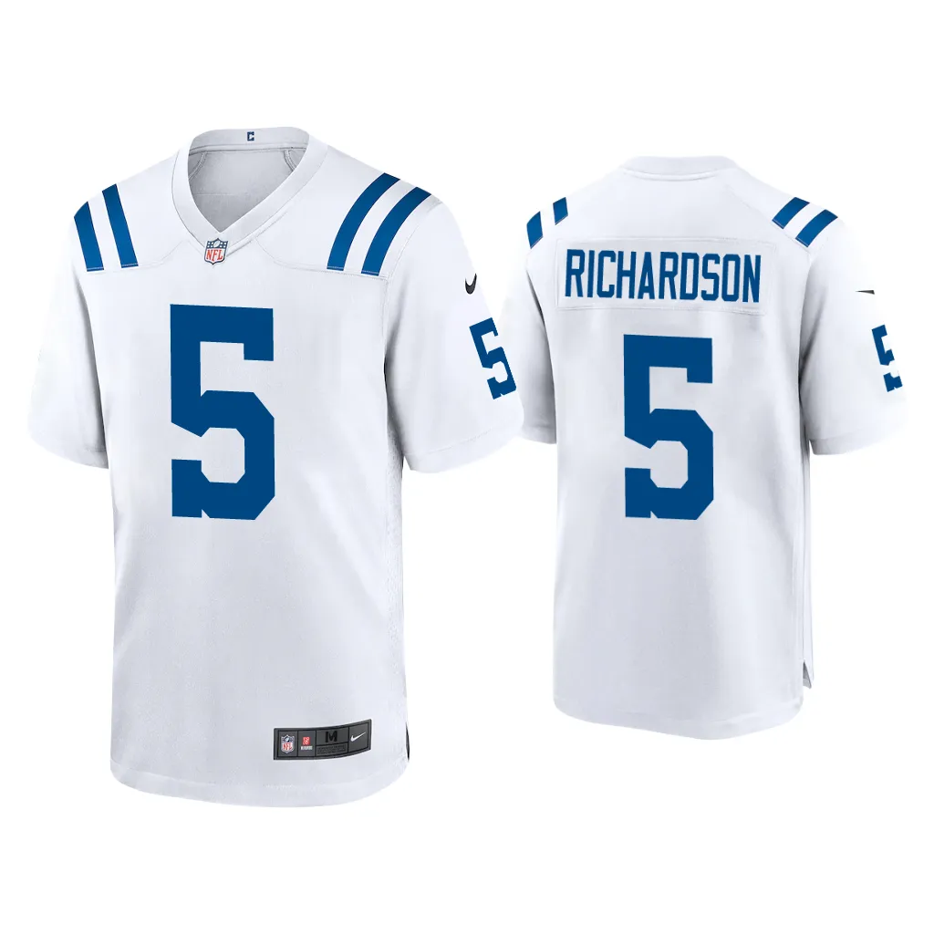 Anthony Richardson Indianapolis Colts White 2023 NFL Draft Game Jersey