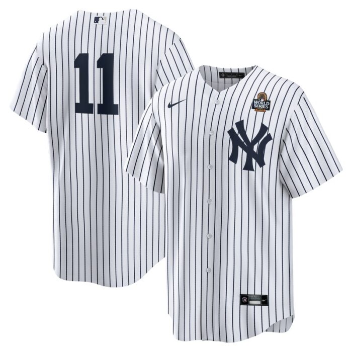 Anthony Volpe New York Yankees 2024 World Series Home Replica Player Jersey - White