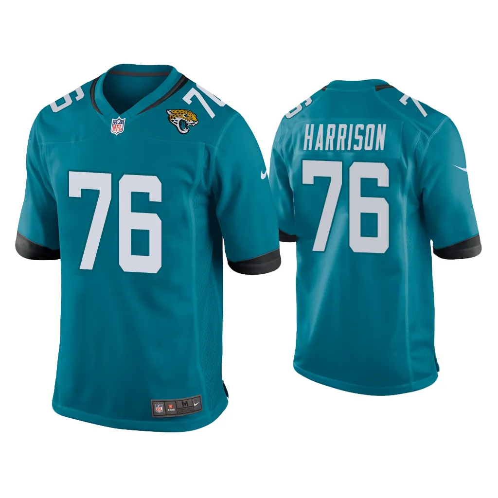 Anton Harrison Jacksonville Jaguars Teal 2023 NFL Draft Game Jersey