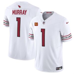 Arizona Cardinals #1 Kyler Murray White 2024 F.U.S.E. With 4-Star C Patch Vapor Untouchable Limited Football Stitched Jersey