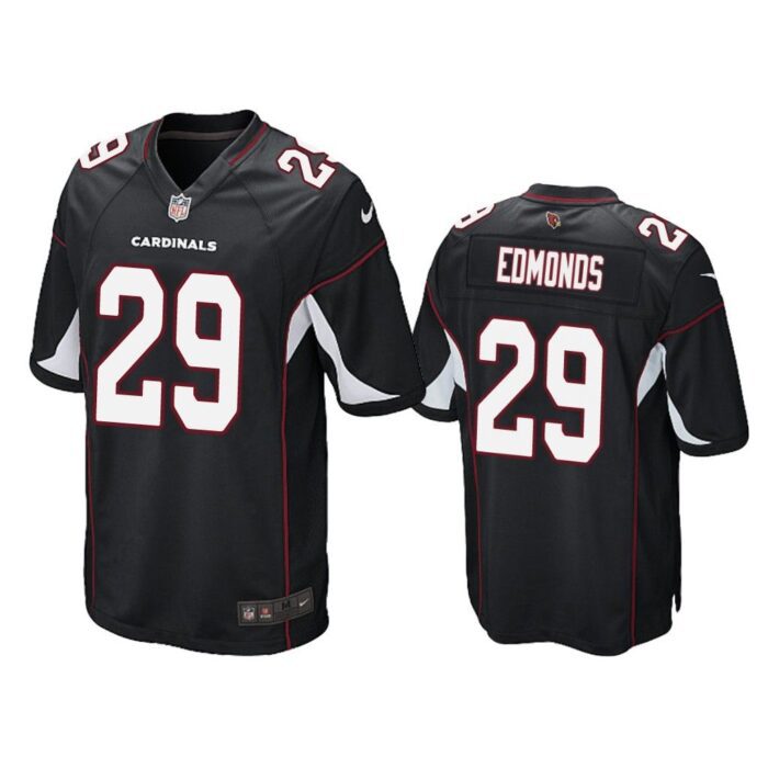 Arizona Cardinals #29 Black Men Chase Edmonds Game Jersey