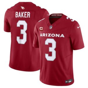 Arizona Cardinals #3 Budda Baker Red 2024 F.U.S.E. With 4-Star C Patch Vapor Untouchable Limited Football Stitched Jersey