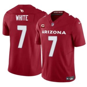 Arizona Cardinals #7 Kyzir White Red 2024 F.U.S.E. With 2-Star C Patch Vapor Untouchable Limited Football Stitched Jersey