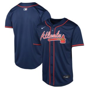 Atlanta Braves Youth Alternate Limited Jersey - Navy