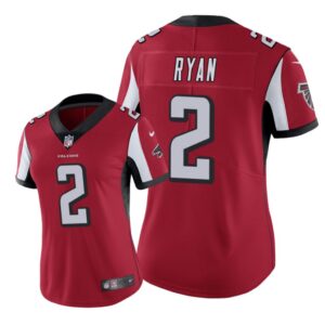 Atlanta Falcons #2 Red Matt Ryan Game Jersey - Women