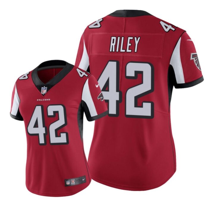 Atlanta Falcons #42 Red Duke Riley Game Jersey - Women