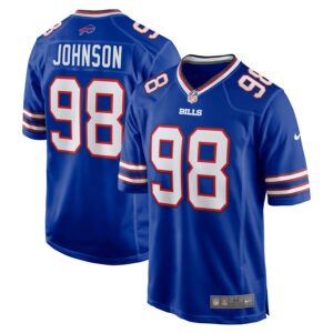 Austin Johnson Buffalo Bills Game Jersey - Royal