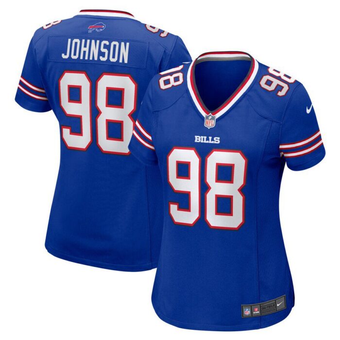 Austin Johnson Buffalo Bills Women's Team Game Jersey - Royal