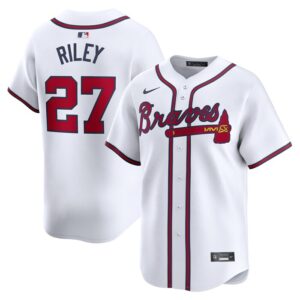 Austin Riley Atlanta Braves Home Limited Player Jersey - White