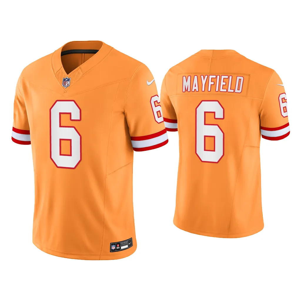 Baker Mayfield Tampa Bay Buccaneers Orange Vapor F.U.S.E. Limited Jersey