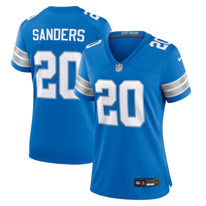 Barry Sanders Detroit Lions Women's Retired Player Game Jersey - Blue