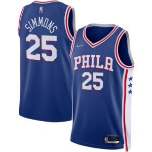 Ben Simmons Philadelphia 76ers 2021/22 Diamond Swingman Jersey - Icon Edition - Royal