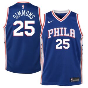 Ben Simmons Philadelphia 76ers Youth Swingman Jersey Royal - Icon Edition