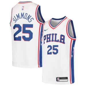 Ben Simmons Philadelphia 76ers Youth Swingman Jersey - White