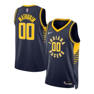 Bennedict Mathurin Indiana Pacers Unisex Swingman Jersey - Icon Edition - Navy