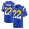 Blake Corum Los Angeles Rams 2024 NFL Draft Game Player Jersey - Royal