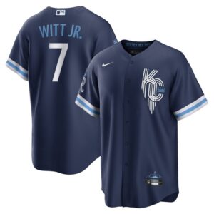 Bobby Witt Jr. Kansas City Royals City Connect Replica Player Jersey - Navy