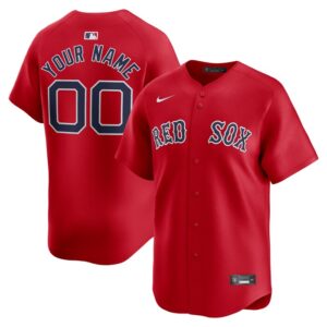 Boston Red Sox Alternate Limited Custom Jersey - Red