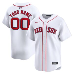 Boston Red Sox Home Limited Custom Jersey - White