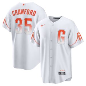 Brandon Crawford San Francisco Giants City Connect Replica Player Jersey - White