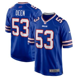 Branson Deen Buffalo Bills Game Jersey - Royal