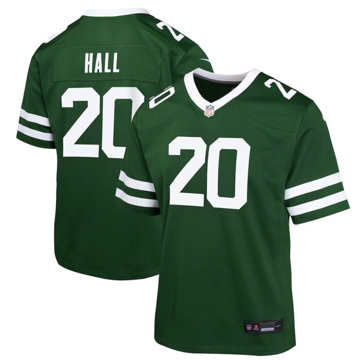 Breece Hall New York Jets Youth Game Jersey - Legacy Green