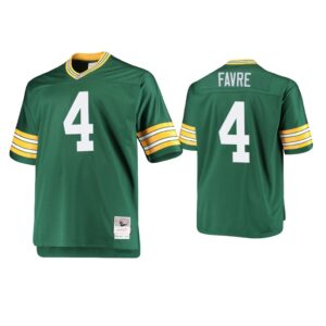 Brett Favre Green Bay Packers Green Throwback Retired Jersey