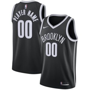 Brooklyn Nets 2020/21 Swingman Custom Jersey - Icon Edition - Black