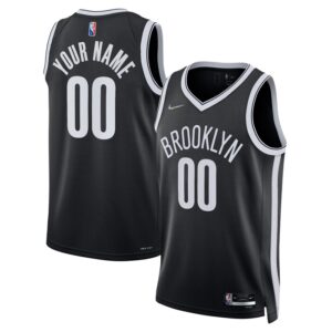 Brooklyn Nets 2021/22 Diamond Swingman Custom Jersey - Icon Edition - Black