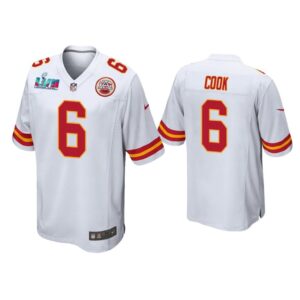 Bryan Cook Kansas City Chiefs Super Bowl LVII White Game Jersey